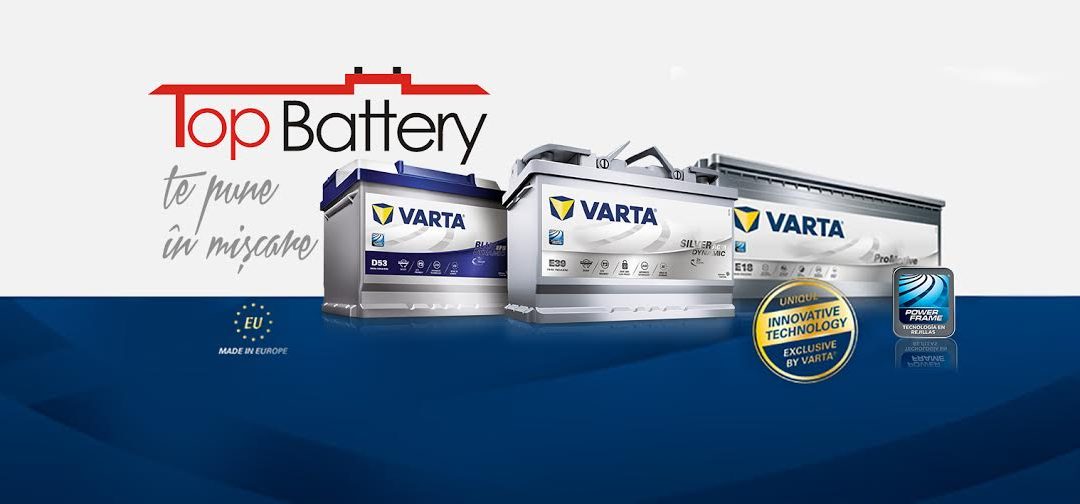 Baterii auto VARTA cu Montaj | Top Battery Oradea